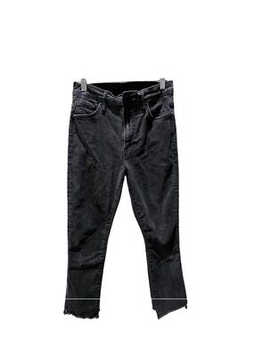 MOTHER The Insider Crop Two Step Fray Not Guilty Jeans Shortened Petite